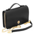 Opera - Leather clutch with chain strap